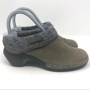 Merrell Gray and Brown Mules
